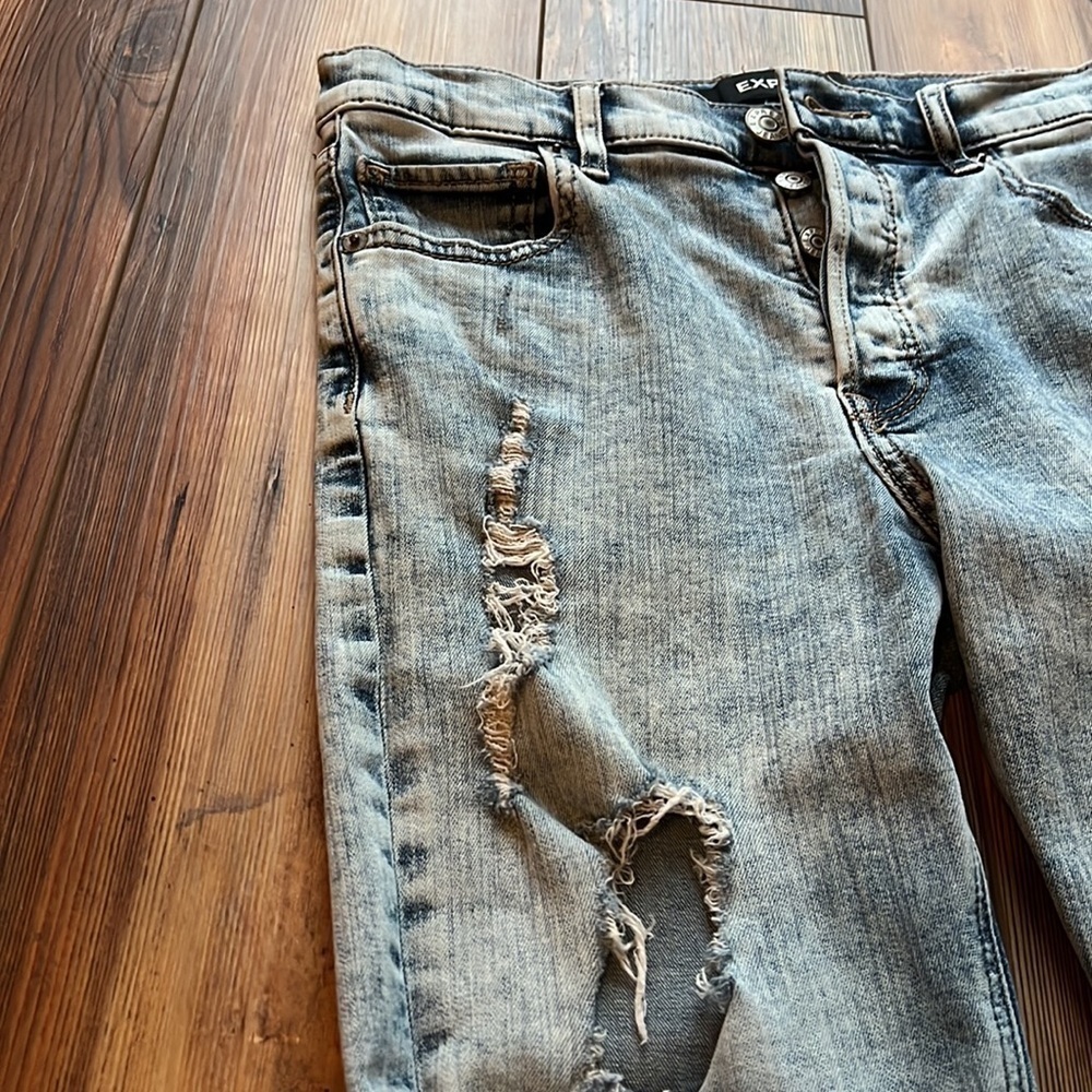 Express vintage skinny high rise original size 2 - Picture 6 of 12